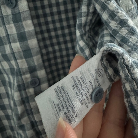 United by blue men check button up shirt Sz M - Picture 3 of 8